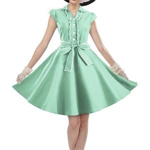 Zaful mint pinup dress